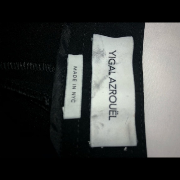Yigal Azrouel Leather Moto Leggings Pants - Picture 7 of 9